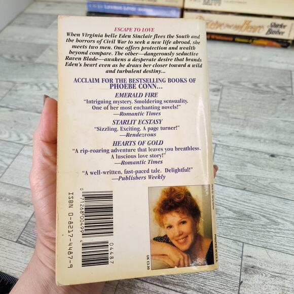 Swept Away by‎ Phoebe Conn 1994 Zebra First Printing Stepback Romance - Picture 8 of 12